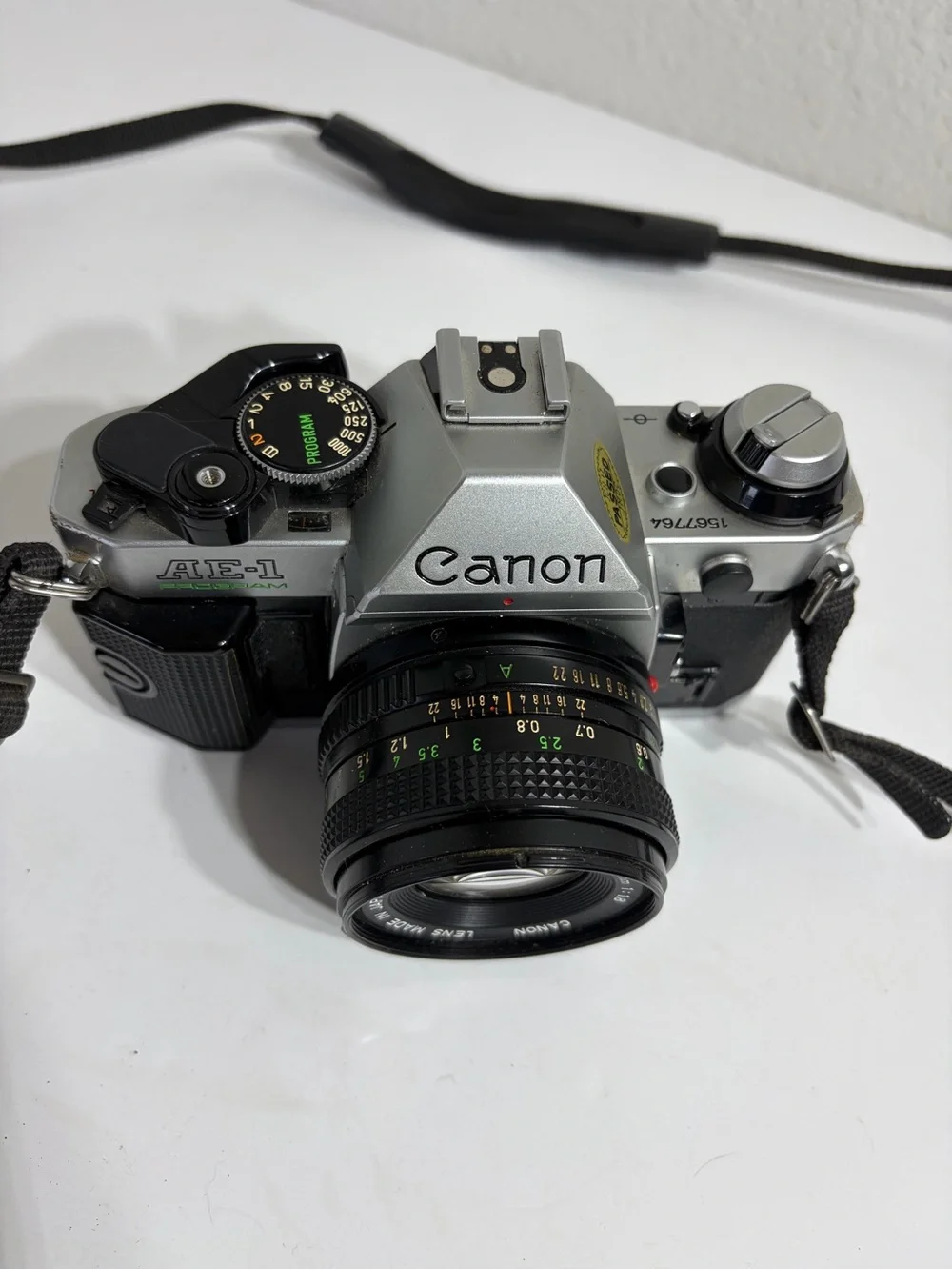 Canon AE-1 35mm Film Camera w/ FD 50mm 1:18 Lens
